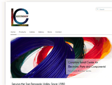 Tablet Screenshot of lc-electronics.com